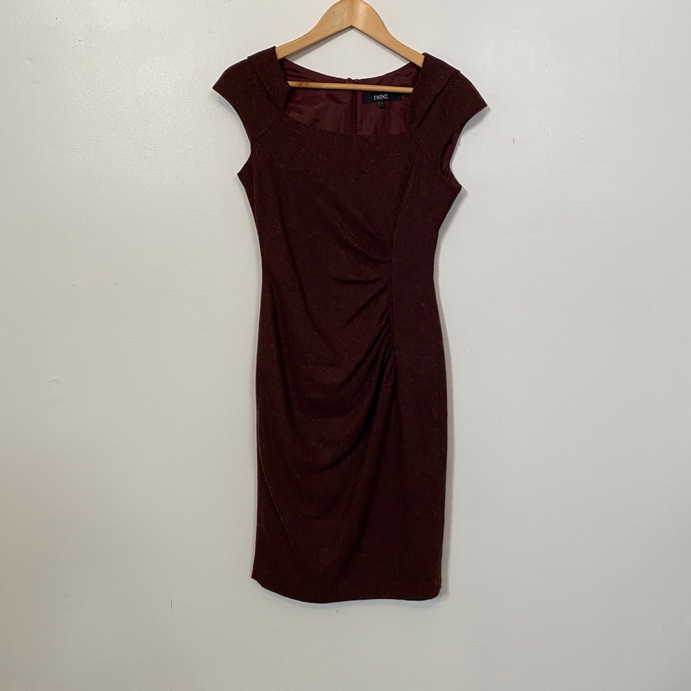 Burgundy Next Dress
